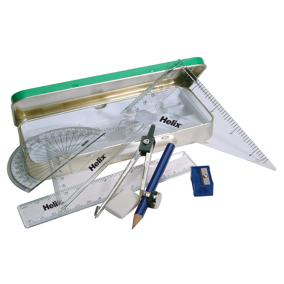 Helix Oxford Maths Set With Storage Tin