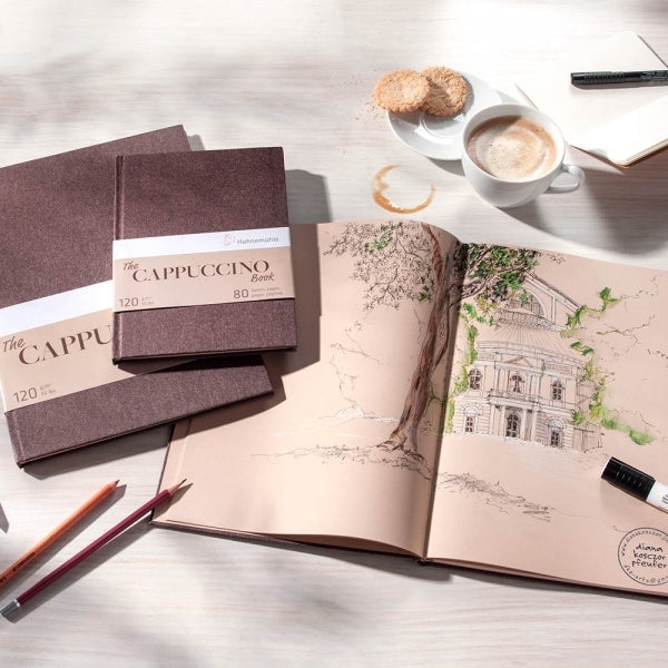 Hahnemuhle - Cappuccino colour paper sketch Book - A4 Sketchbook