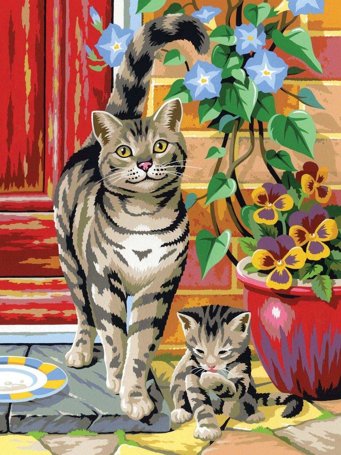 KSG - Twin Pack - Medium Painting on Numbers - Cats