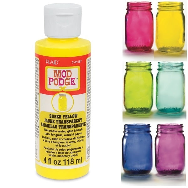 Mod Podge - Sheer Colour Yellow 4oz