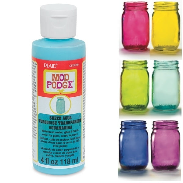 Mod Podge - Sheer Colour Aqua 4oz