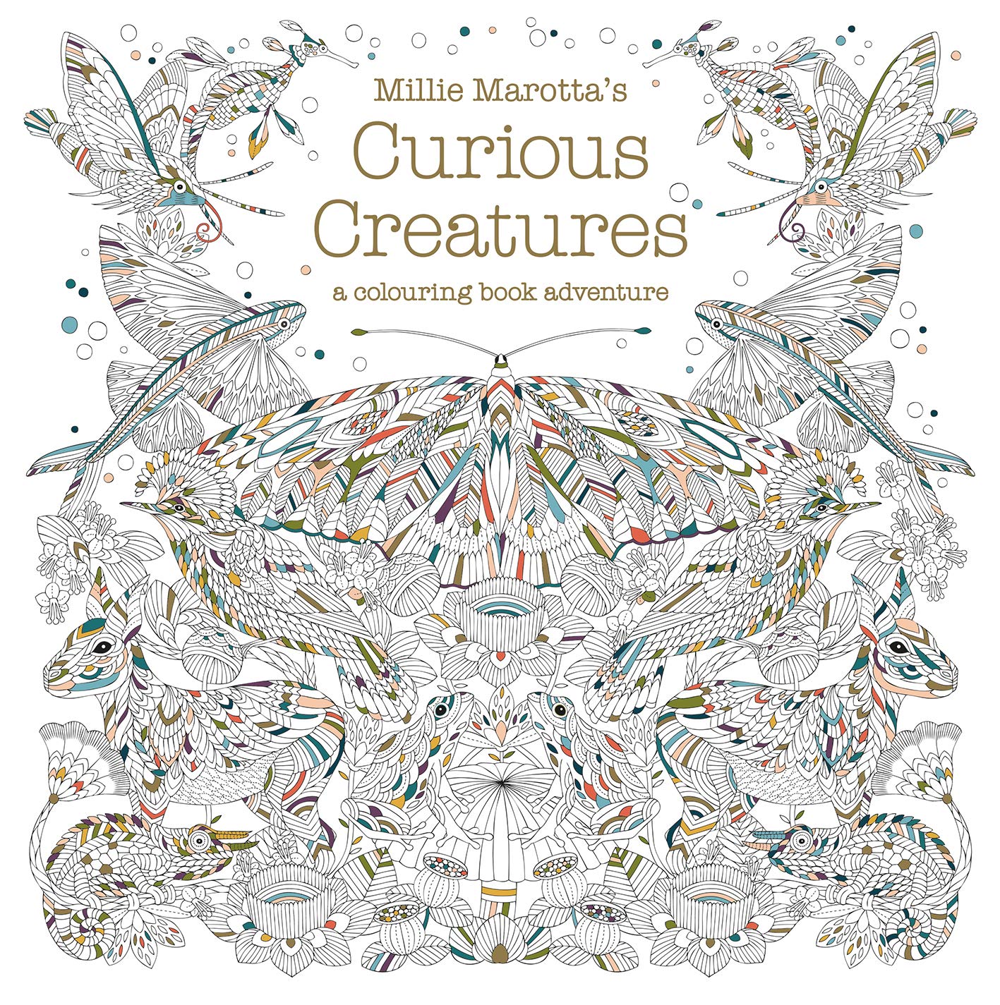 Batsford Book - Millie Marottas Curious Creatures-Une aventure de livre à colorier