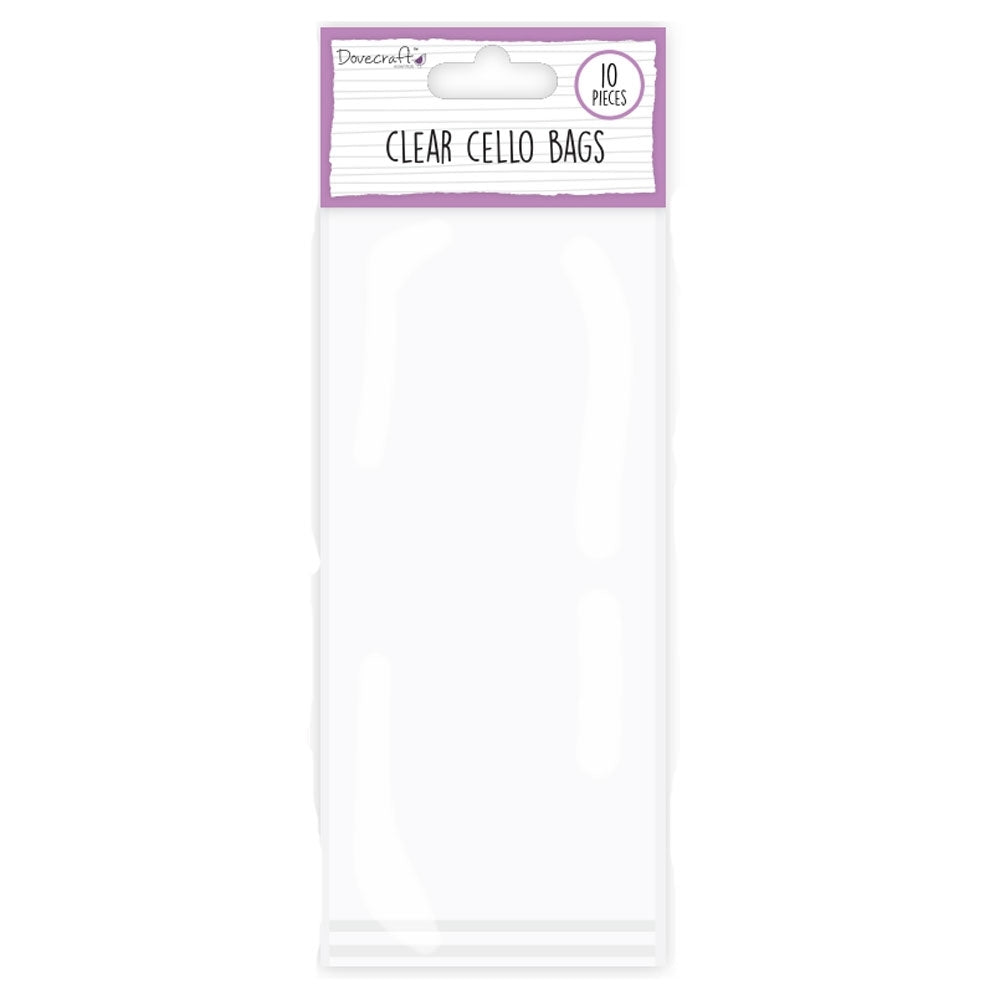 Dovecraft - Clear Cellophane Bags 9x21cm
