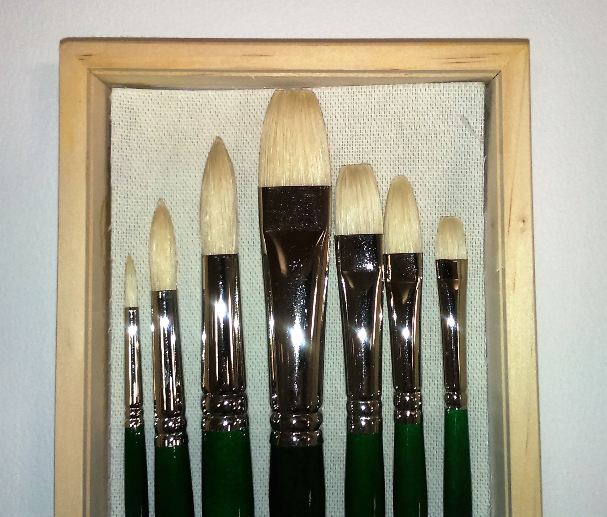 Crea - Set di spazzole in legno a olio