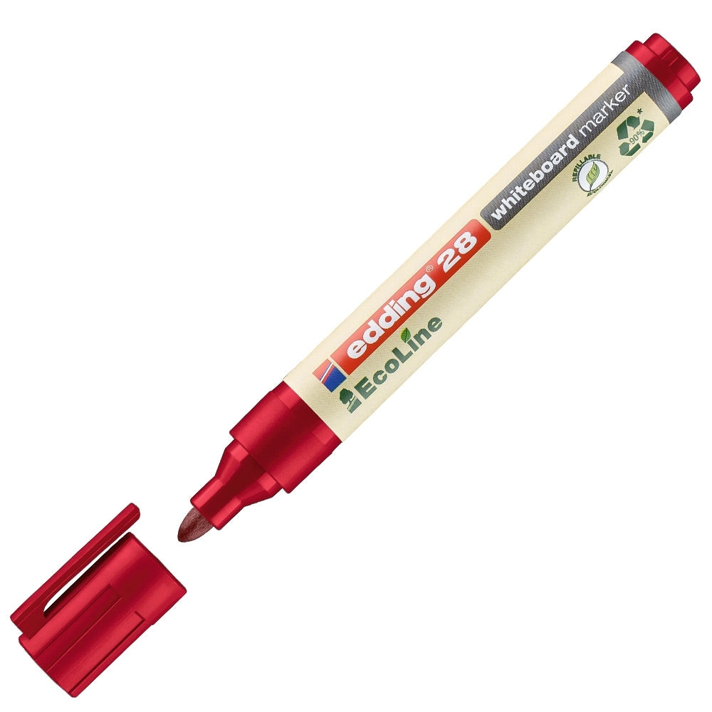 Edding - 28 ecoline whiteboard marker rood 002