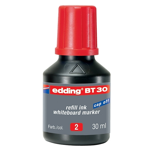 edding - BT30 whiteboard marker navulling inkt rood 002