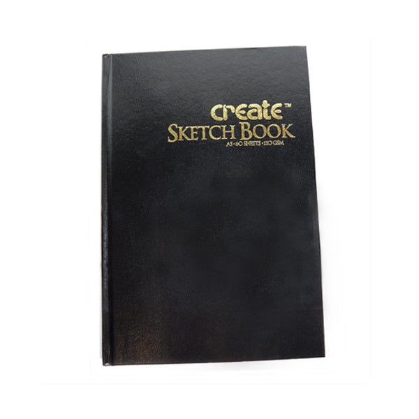 Create - Hard Back Sketchbook - A4 - 110GSM - gebunden