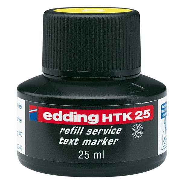 Edding - HTK25 Highlighter Recharge Ink Yellow 005
