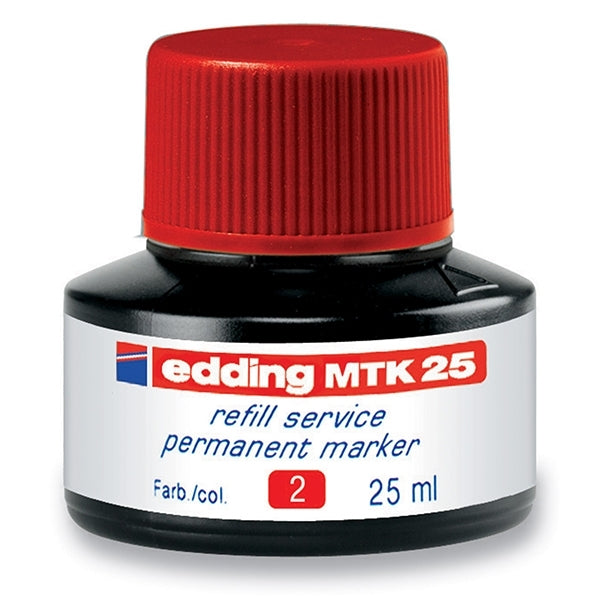 Edding - Montana -K25 Marqueur permanent Refill Ink Ink Red 002