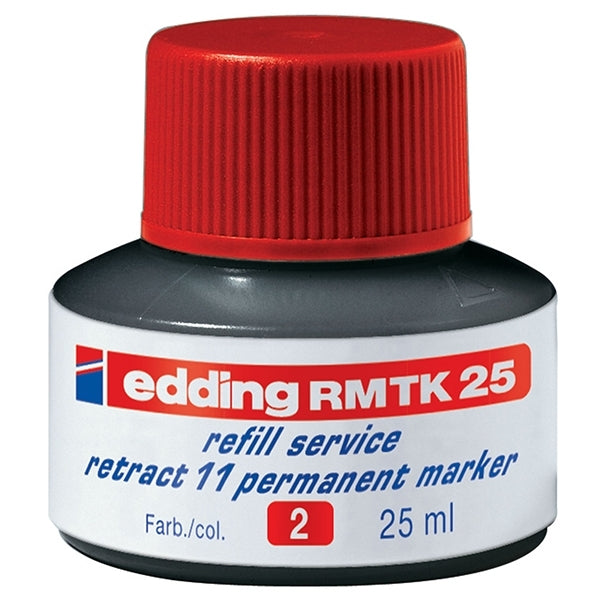 Edding - rmontana -k25 permanente marker bijvulling inkt rood 002