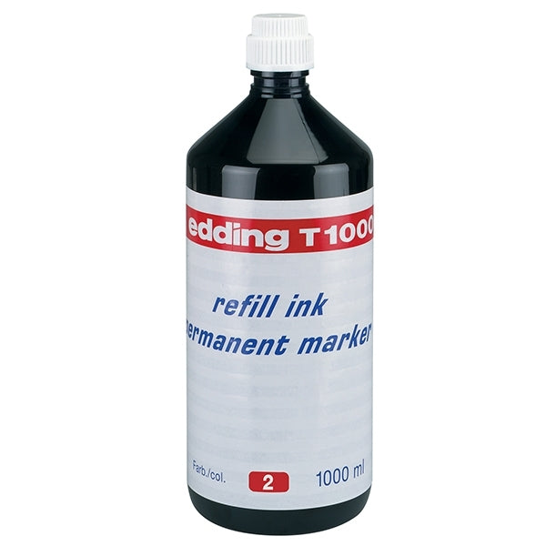 edding - T1000 Permanent Marker Refill Ink Red 002