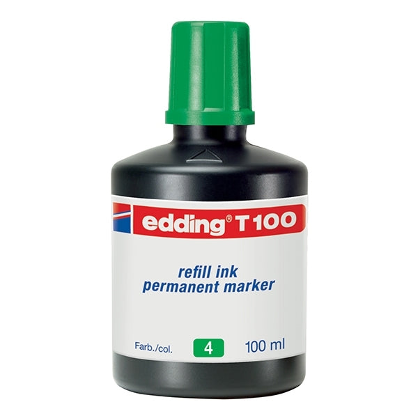 edding - T100 Permanent Marker Refill Ink Green 004