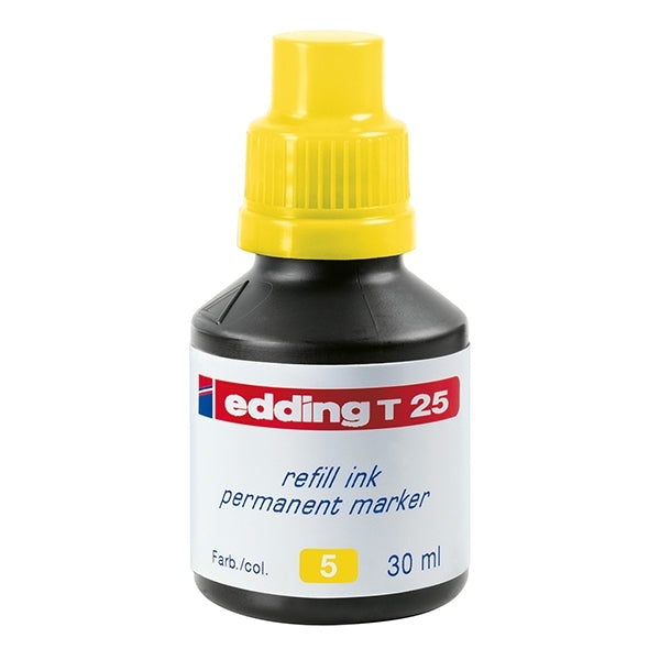 Edding - T25 Dauermarker Nachfüllinte Yellow 005