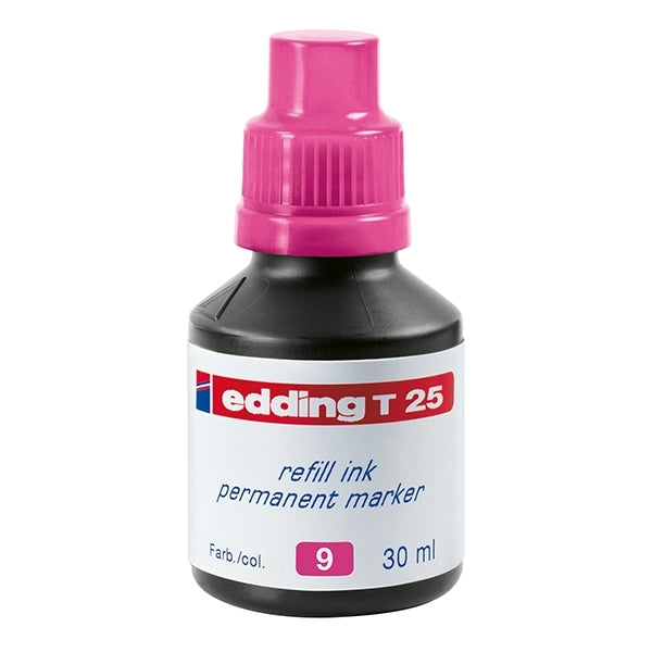 Edding - T25 Readeur permanent REFILL INK PINK 009