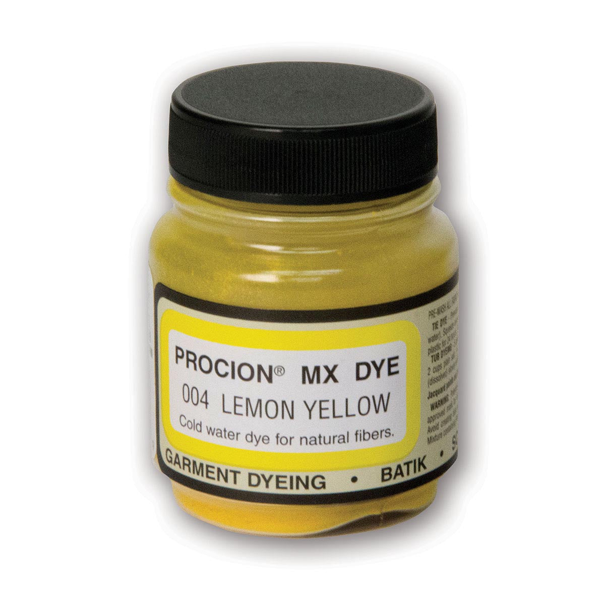 Jacquard - Procion MX Dye - Fabric Textile - Lemon Yellow 004