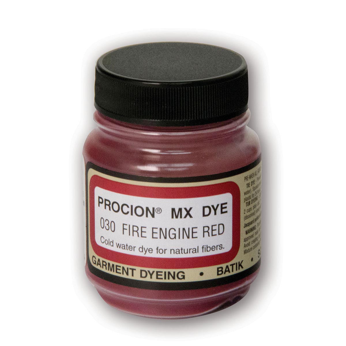 Jacquard - Procion MX Dye - Fabric Textile - Fire Engine Red 030