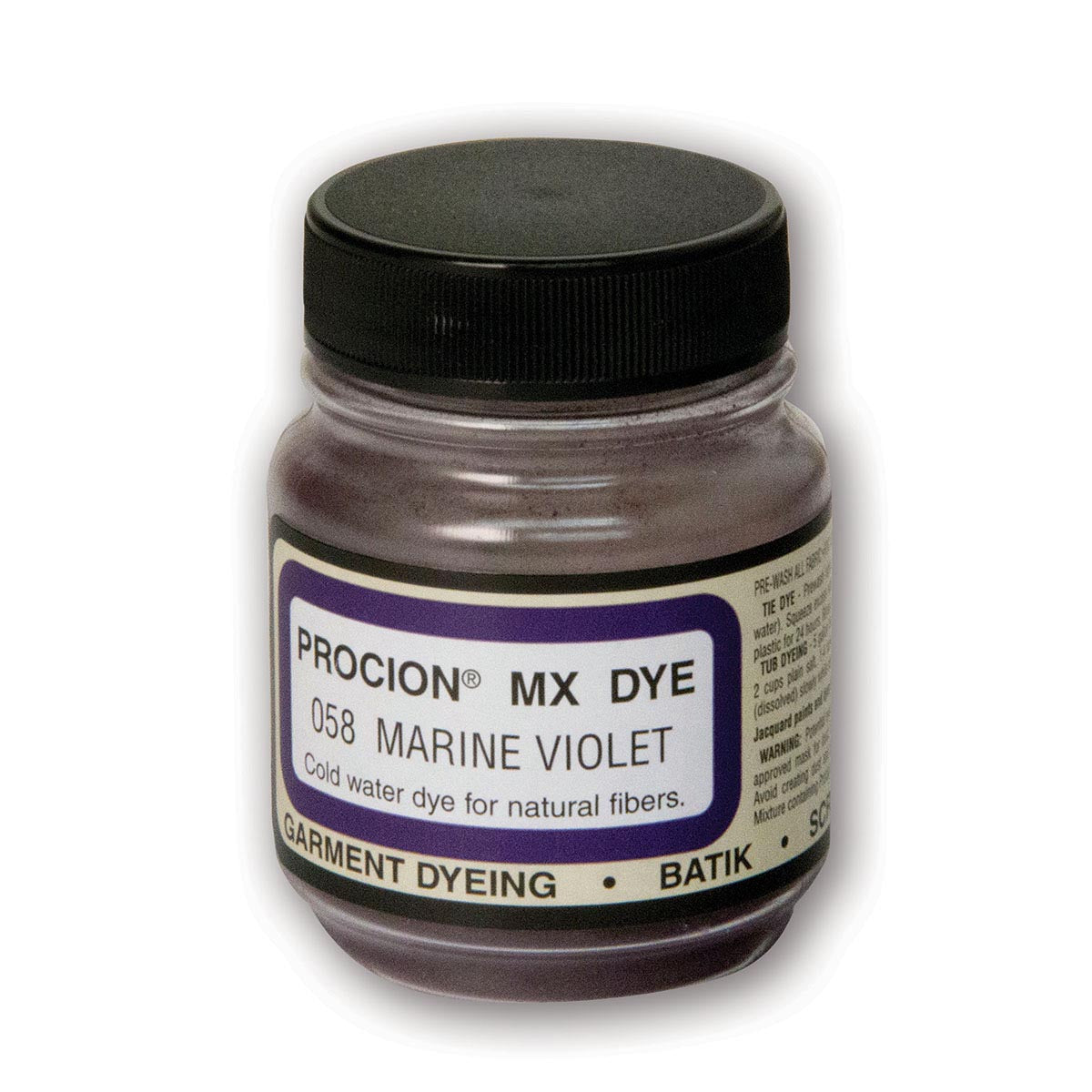 Jacquard - Procion MX Dye - Fabric Textile - Marine Violet 058