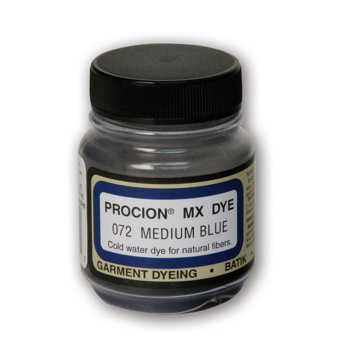 Jacquard - Procion MX Dye - Tissu Textile - Bleu Moyen 072