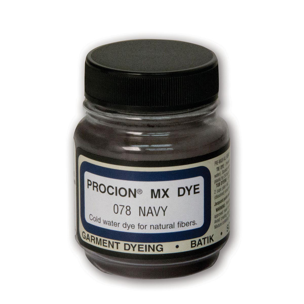 Jacquard - Procion MX Dye - Tessuto Tessile - Navy 078