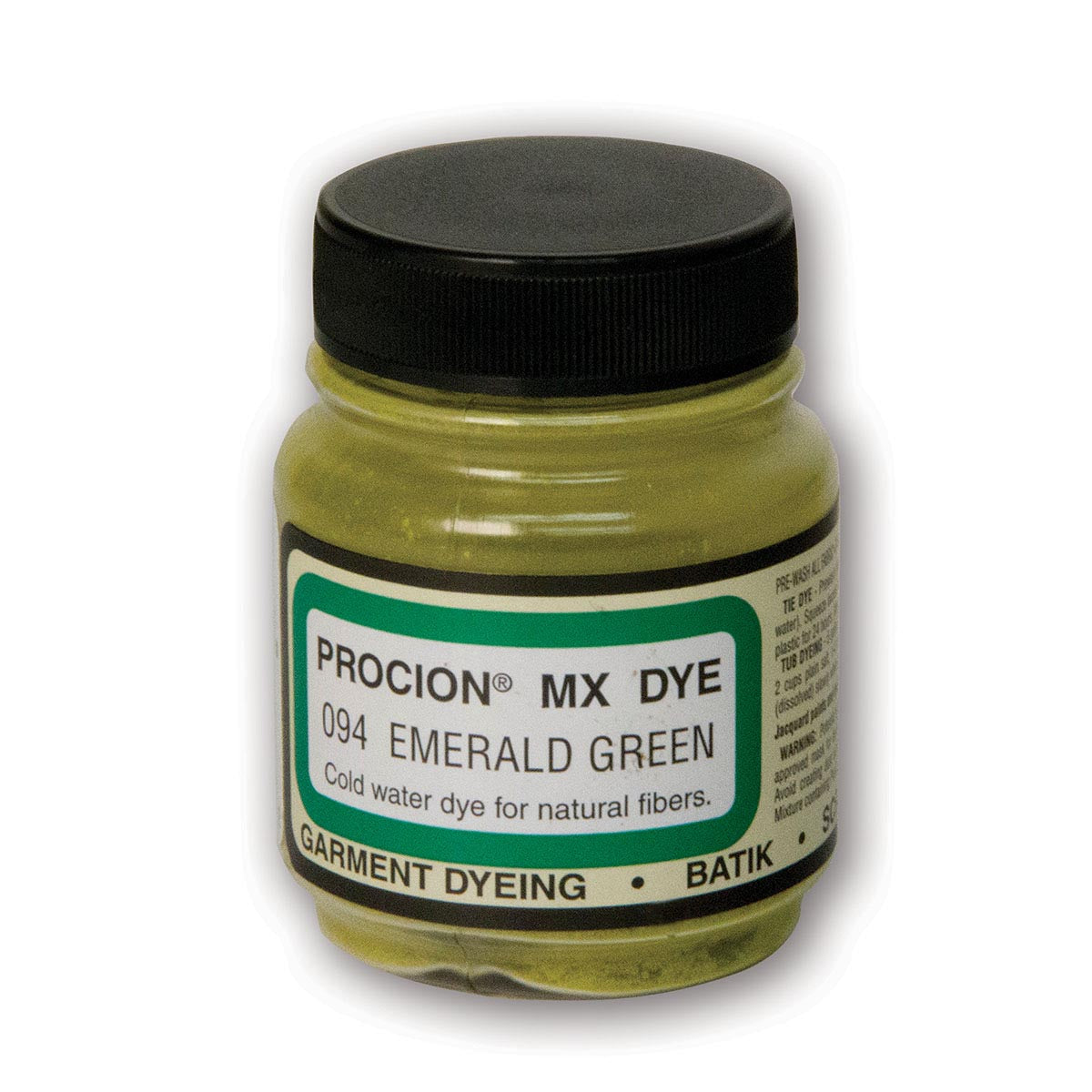 Jacquard - Procion MX Dye - Fabric Textile - Emerald 094
