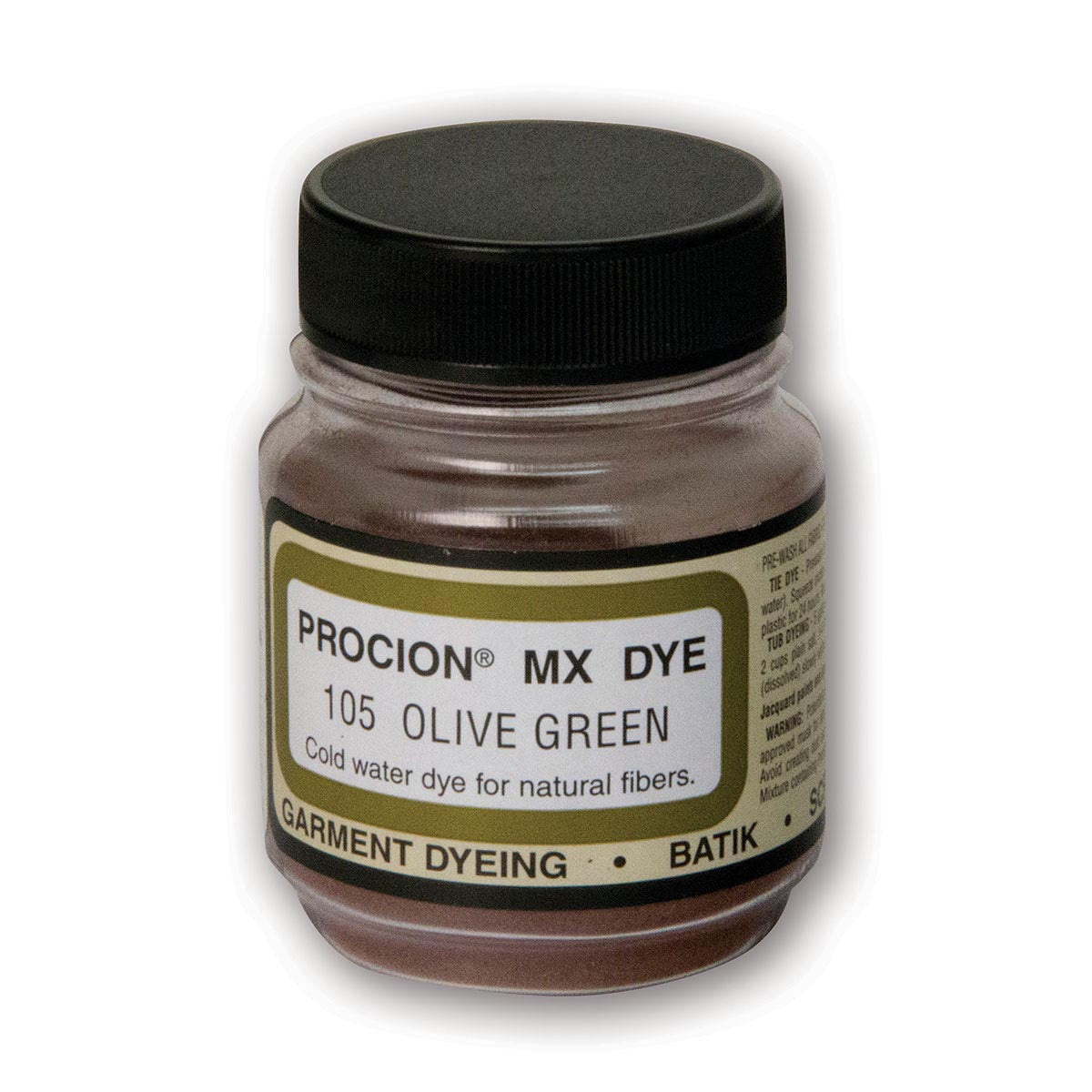 Jacquard - Procion MX Dye - Tessuto Tessile - Verde Oliva 105