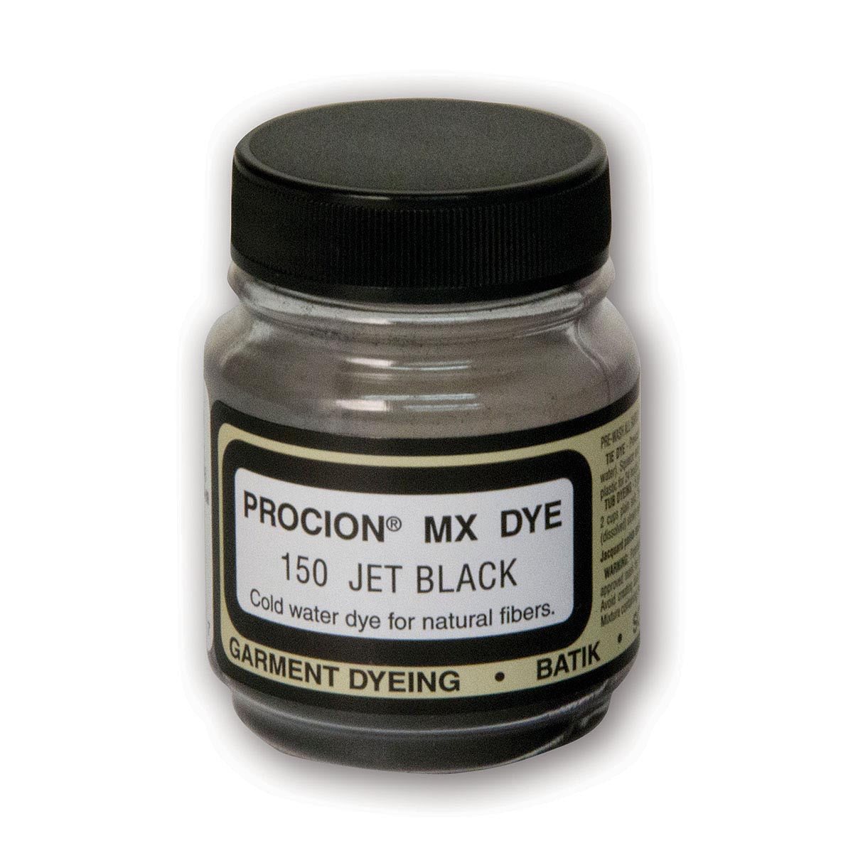 Jacquard - Procion MX Dye - Tissu Textile - Noir de jais 150