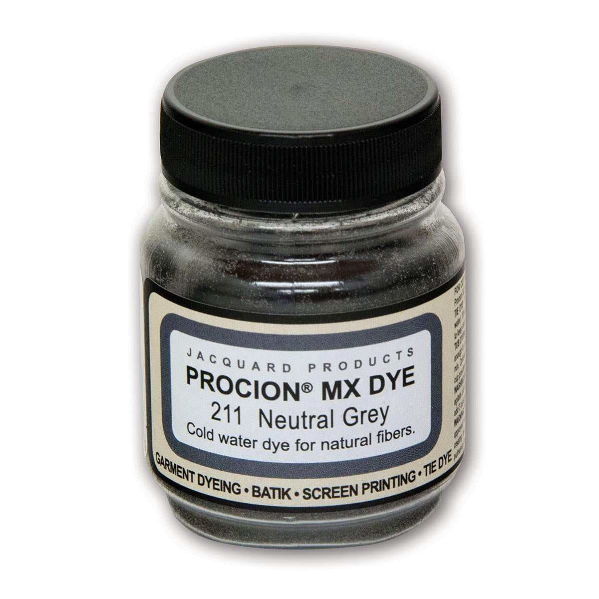 Jacquard - Procion MX Dye - Stoff Textil - Neutral Grau 211
