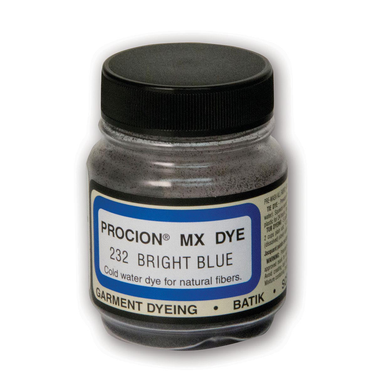 Jacquard - Procion MX Dye - Tissu Textile - Bleu Vif 232