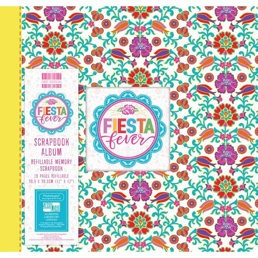 Première édition - album 12x12 - Fiesta Fever - Floral
