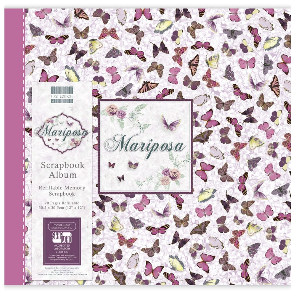 Scrapbook album 30,5 x 30,5cm Mariposa Flowers