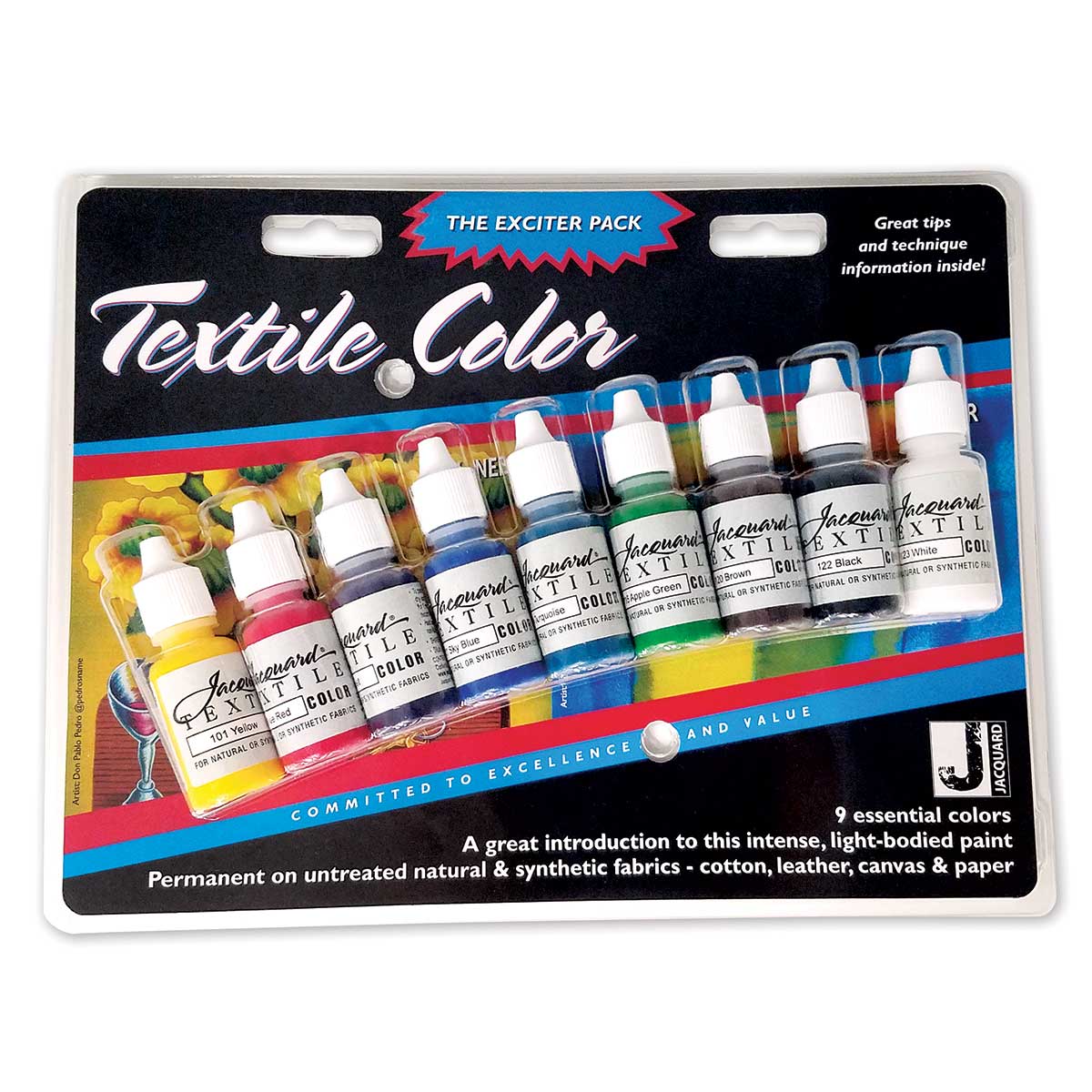 Jacquard - Textile Couleur Starter Pack Peinture Tissu