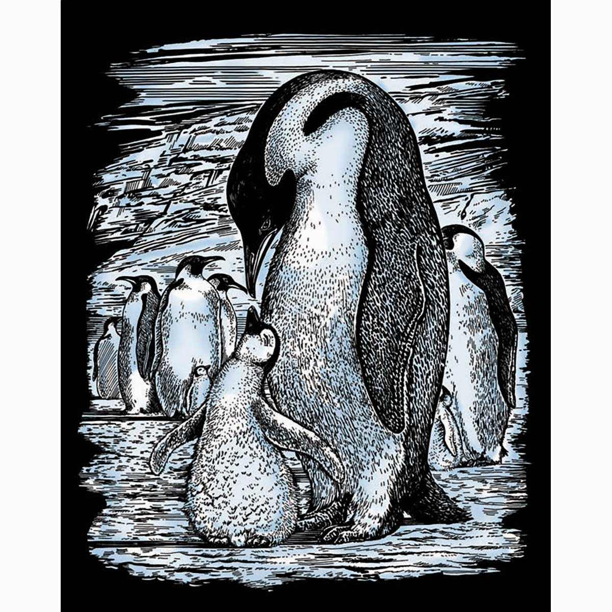 KSG - Foglio di raschietto - Silver - Penguins