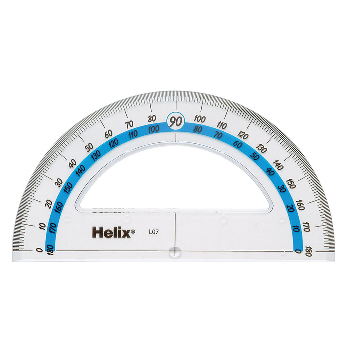 Helix 180 Degree Protractor 15cm