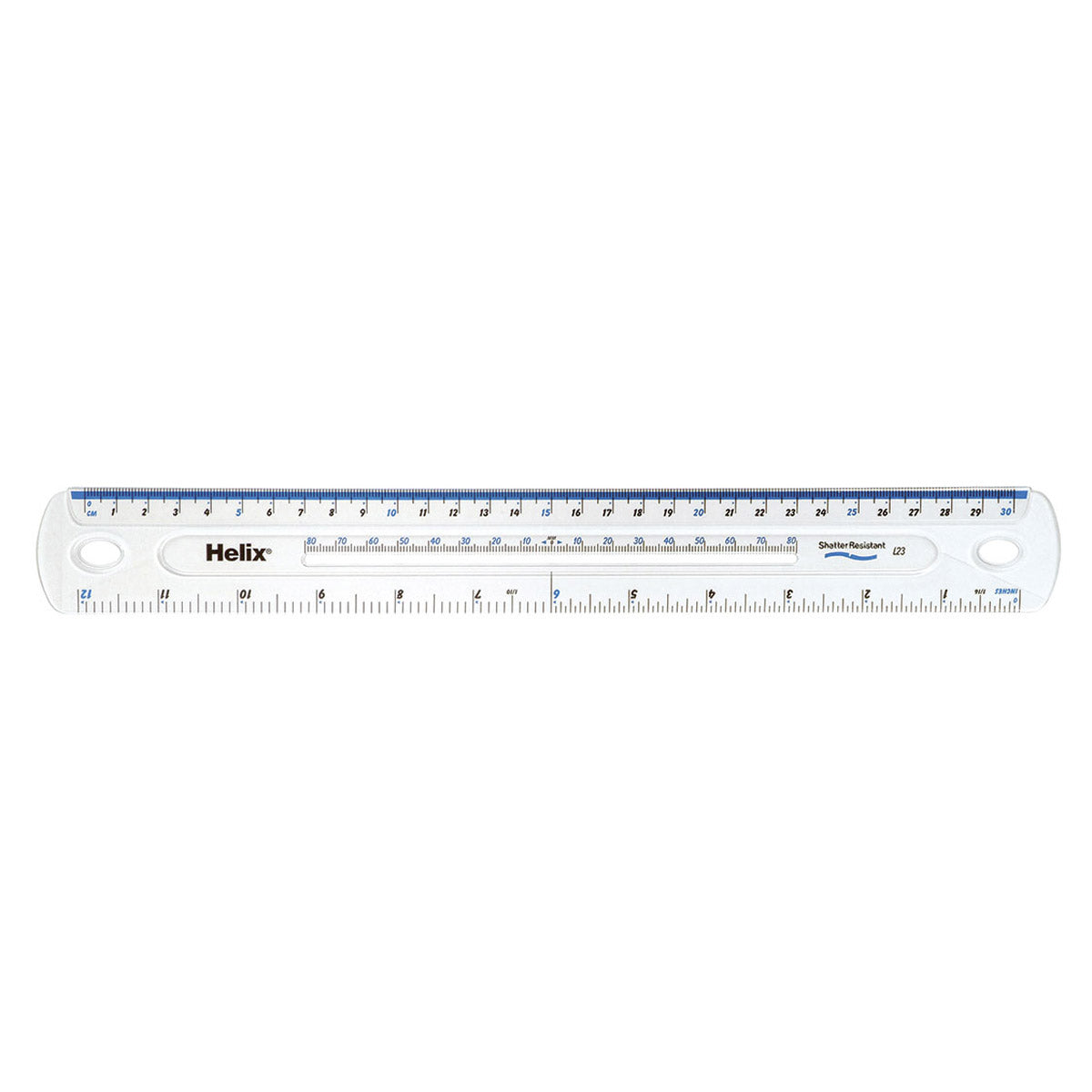 Plastic Ruler Helix Oxford Shatter Resistant Ruler - 12 Inch / 30cm ...