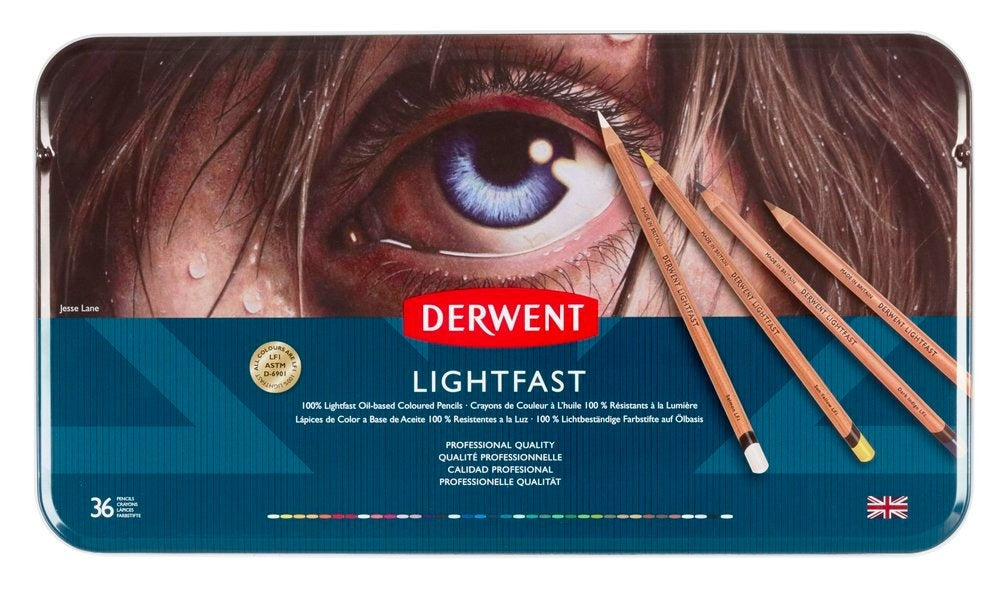 Derwent - Pencil dell'olio Lightfast - 36 Tin
