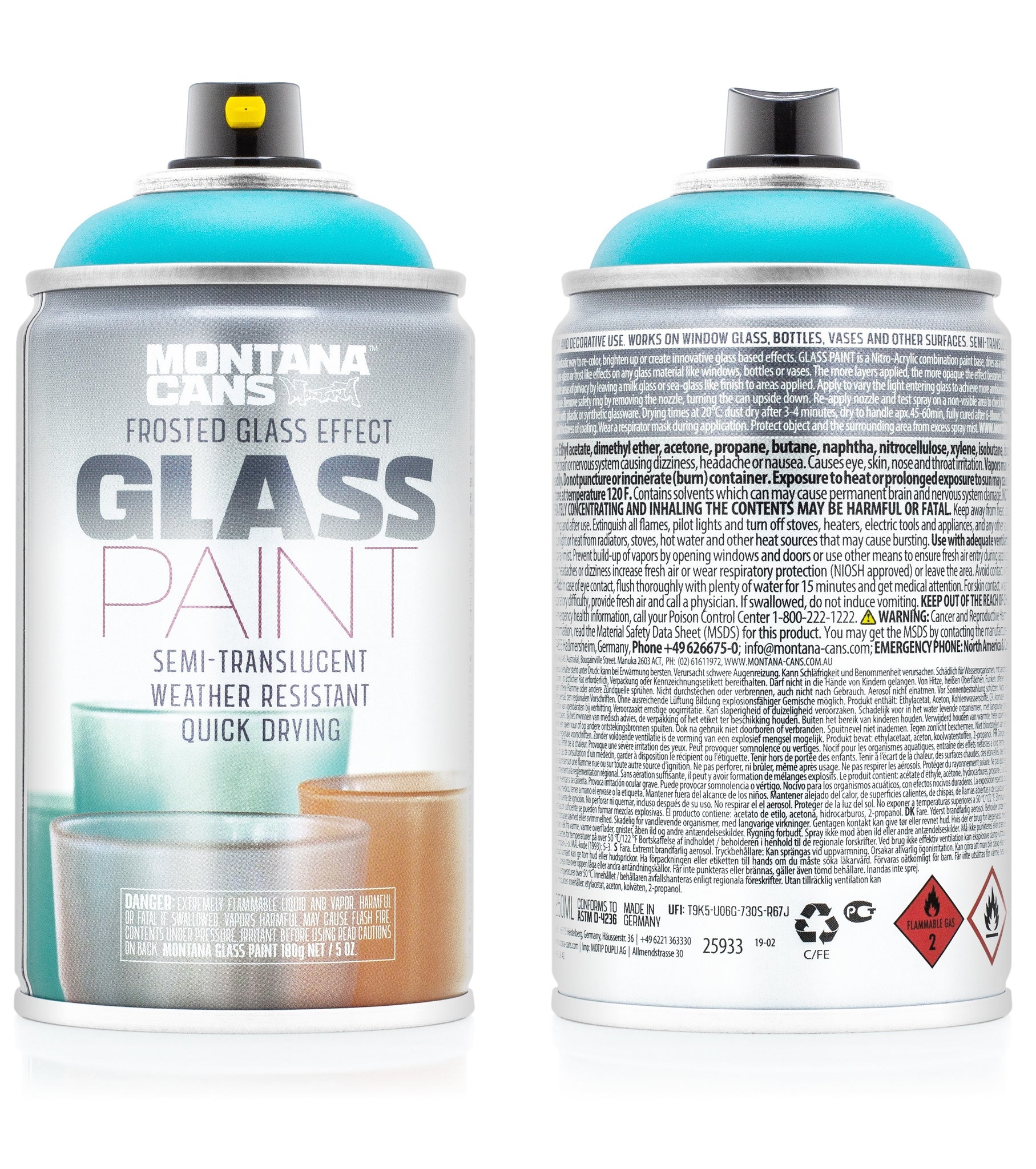 Montana - peinture en verre 250 ml - Teal 6115