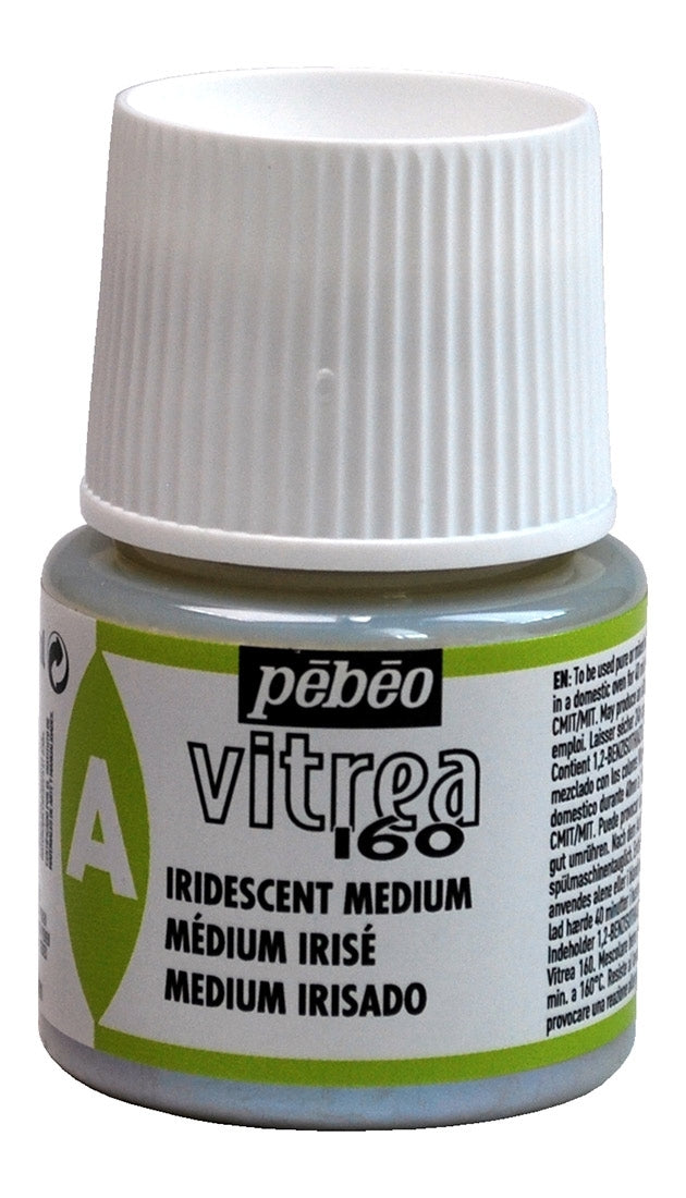 Pebeo - Vitrea 160 - Glas en tegel - 45 ml iriserend medium