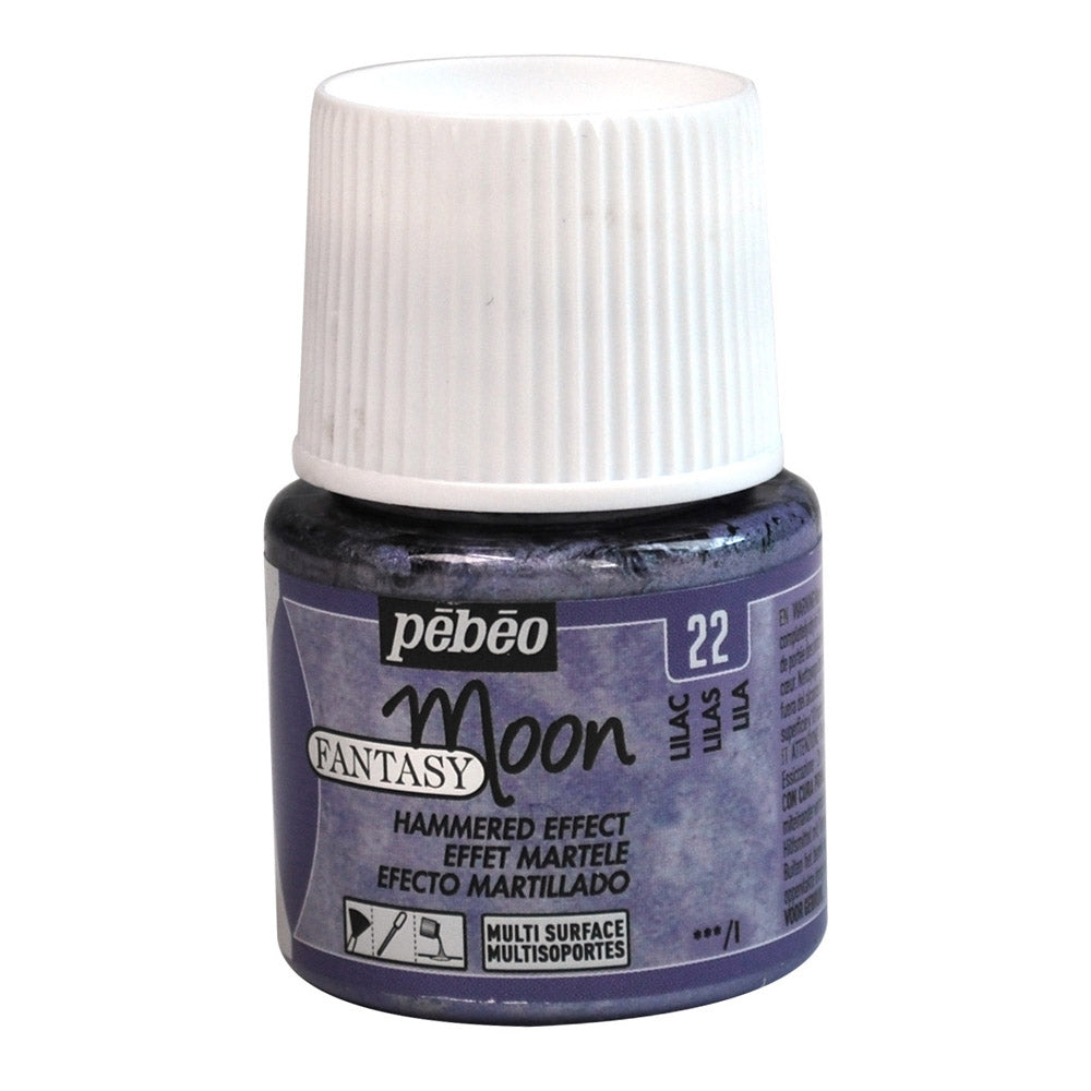 Pebeo - Fantasy Moon - Hammered Pearl Effect - Lilac - 45ml