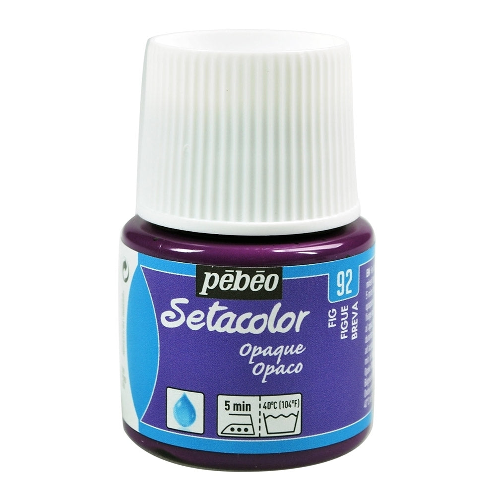 Pebeo - Setacolor Stoff & Textilfarbe - undurchsichtiger Matt - Abb - 45 ml