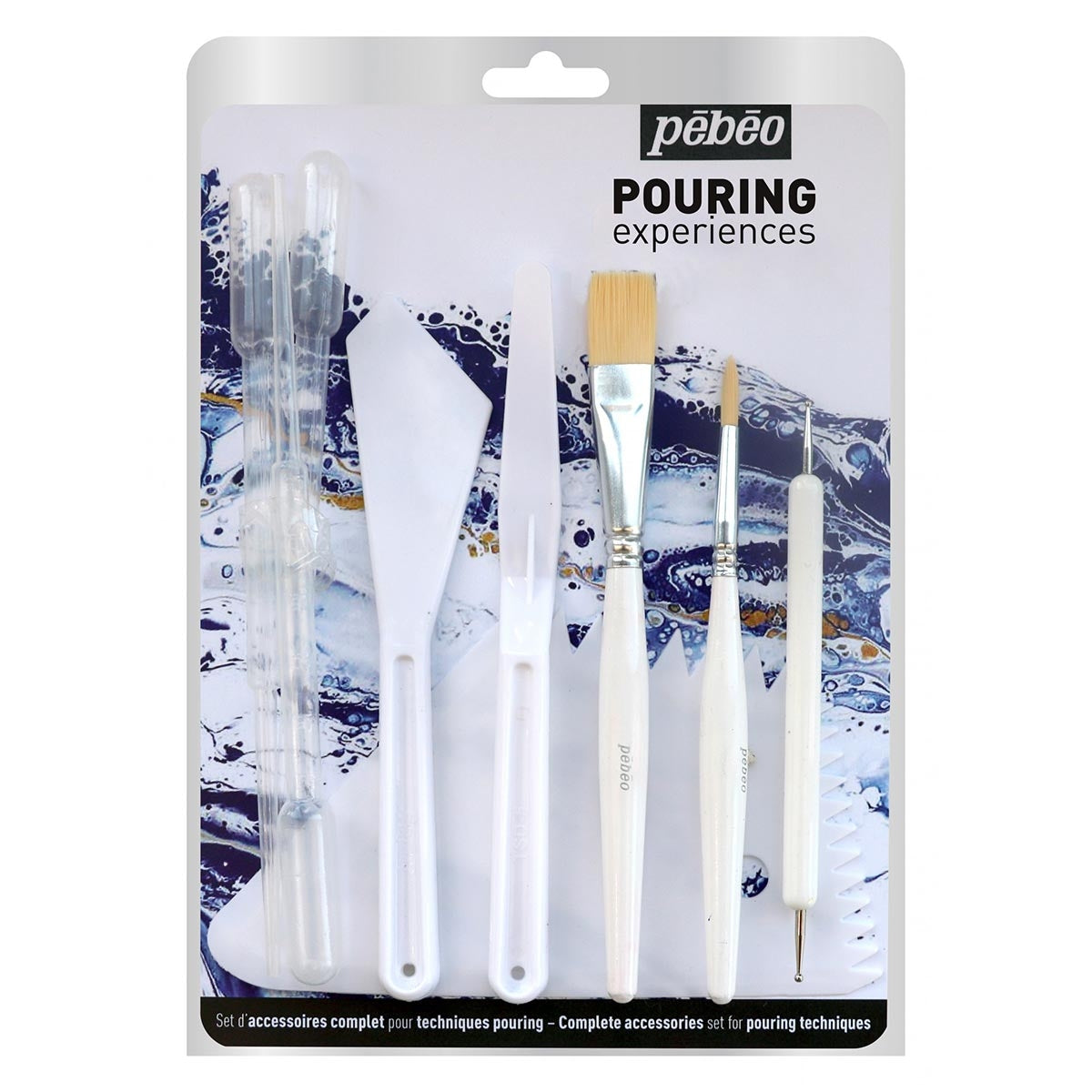 Pebeo - Accessories for Pouring Experiences - 11 Piece Set
