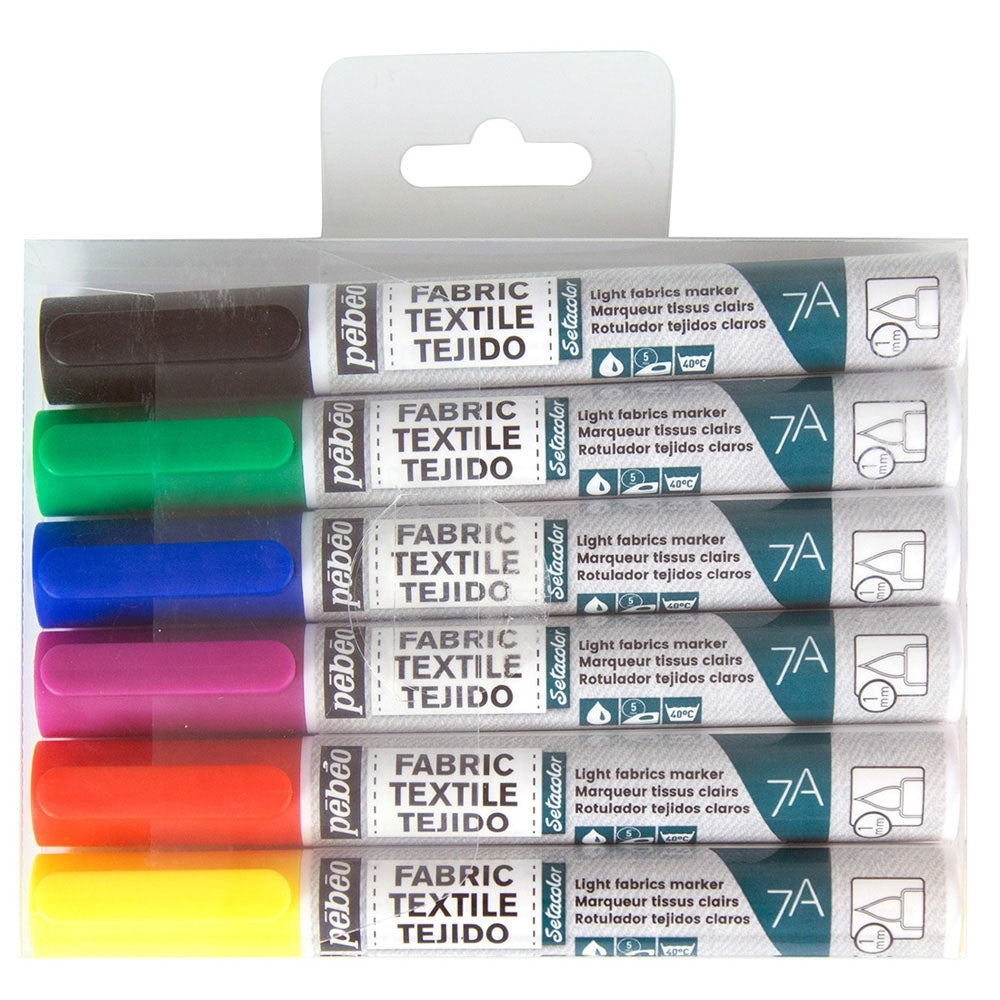 Best Fabric Markers (Pack of 24 Pens) Non-Toxic - Set of 24 Individual  Colors - No Duplicates - Bullet Tip - Machine Washable Paint - Perfect for  Writing on Clothes Clothing Jeans Pants and Shirts