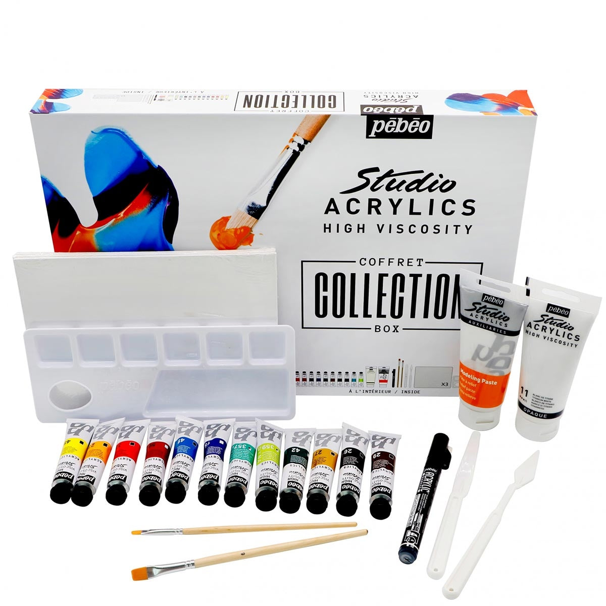 Pebeo - Studio Acrylic Paint Set Collection Box