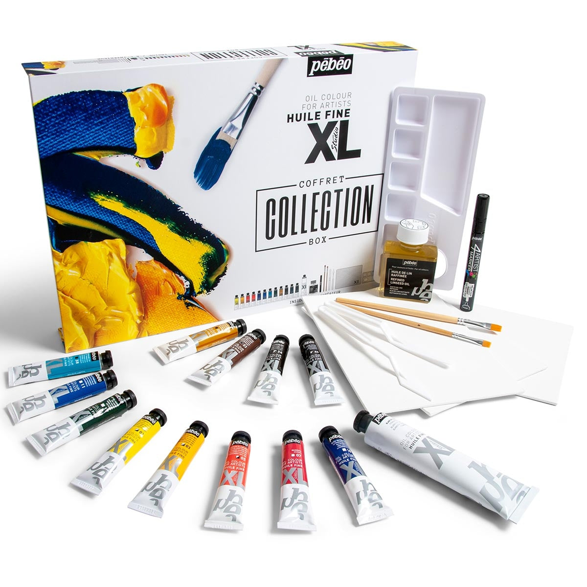 Pebeo - XL Oil Paint set Collection Box