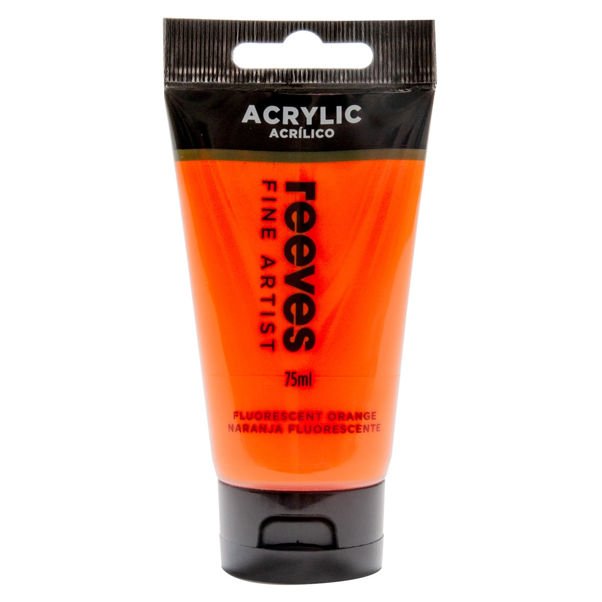 Reeves - Orange fluorescente - Acrilico fine - 75 ml