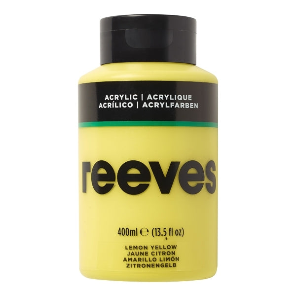 Reeves - Lemon jaune - Fine acrylique - 400 ml