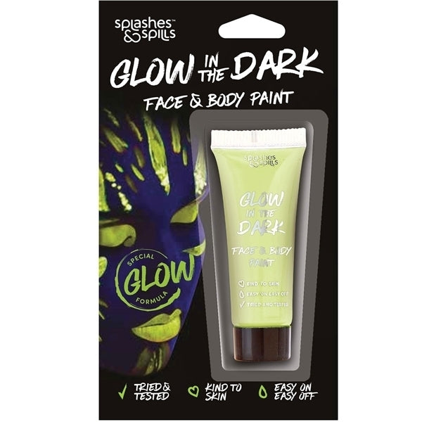 Splashes & Spills - Glow in the Dark Face & Body Paint