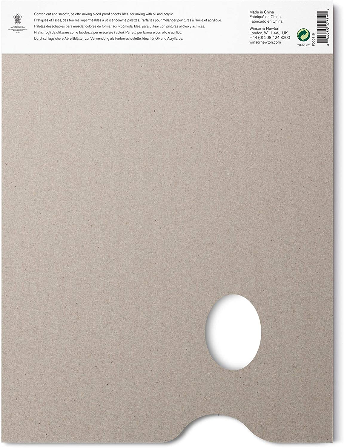 Winsor en Newton - Tear -Off Palette 9 x 12 "23 x 30 cm
