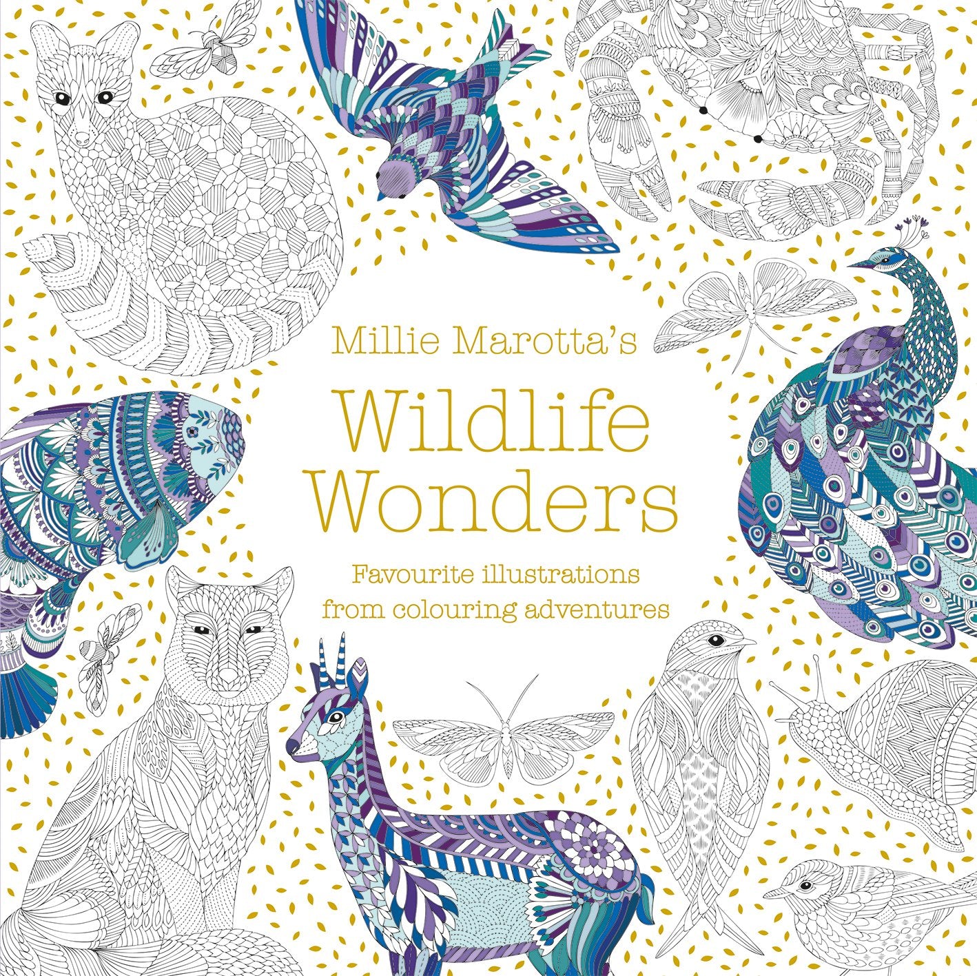 Book - Millie Marottas Wildlife Wonders - Colouring adventure.